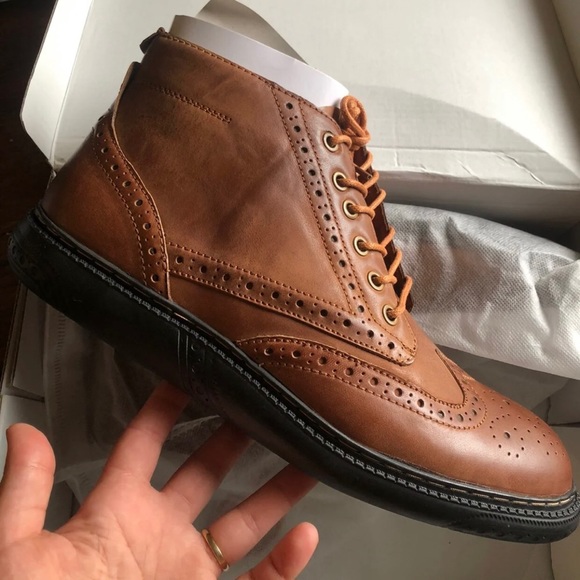Other - Men lace up leather boots